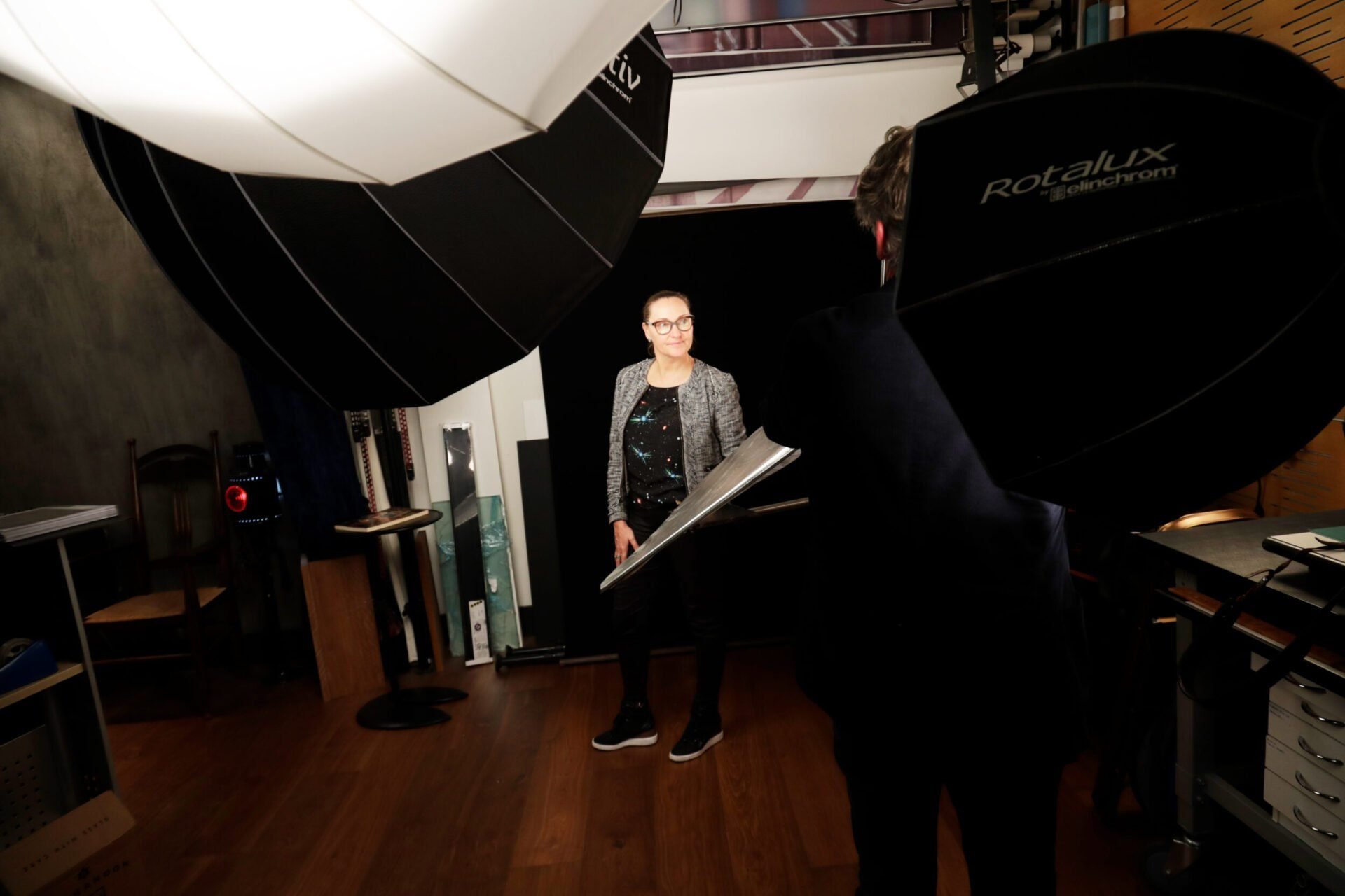 Head shot photo in Monte Luke Studio